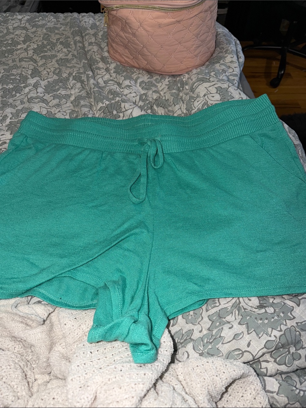 torrid Teal Knit Drawstring Lounge Shorts